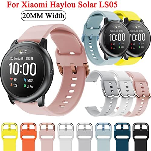 Acessórios de pulseira kangdd watch watch 22mm para xiaomi haylou solar ls05 smart assista start
