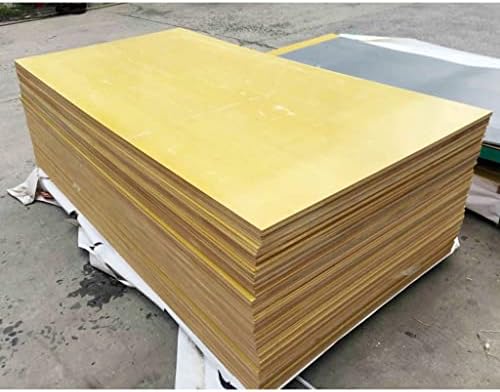 2pcs Amarelo 3240 Placa de isolamento da placa de resina epóxi Placa de fibra de vidro, processamento