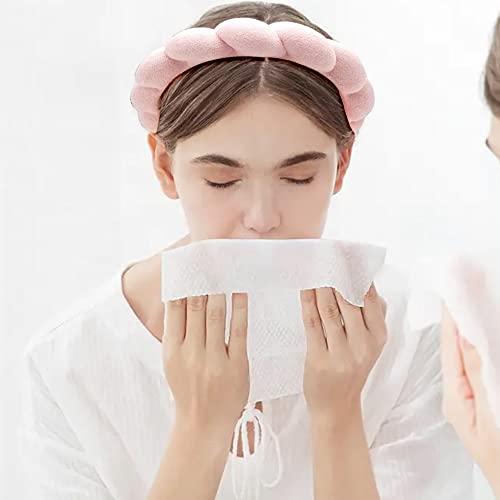3 peças maquiagem bandeira spa para a cabeça para mulheres-sponge & Terry Towel Ploth Fabric Acessórios