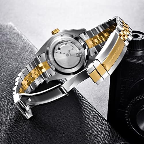 Rollstimi Pagani Design Automático Men's Watch, movimento mecânico automático japonês, relógio masculino de