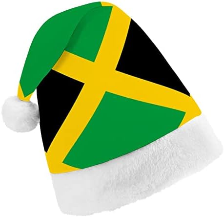 Bandeira da Jamaica Christmas Papai Noel Hat para Red Xmas Cap Favors Favorias Festivas de Ano Novo