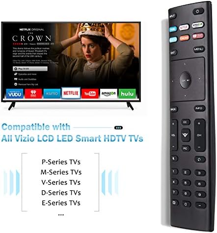 YOSUN XRT136 Remoto Universal para Vizio Smart TV Remote, Remoto de substituição para todos os controles
