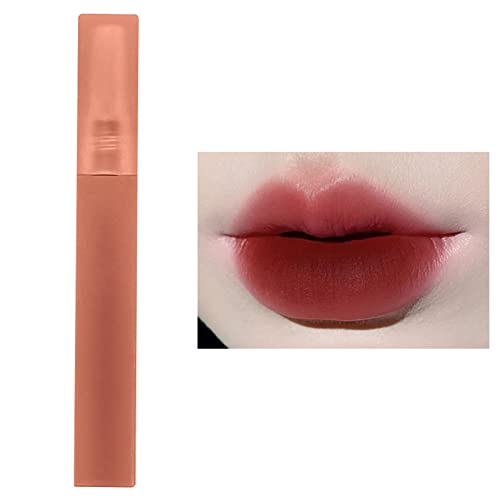 Lips Remover Yarn Mist Velvet Lip Glaze Lipstick Velvet Fácil de colorir Longo Lip Lip Lip, dew não é fácil