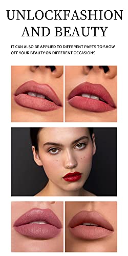 Spestyle Beauty Multi -Color Lip Liner - Pen do lábio vermelho da boca rotativa e revestimento de lábio rosa de cabeça dupla para maquiagem