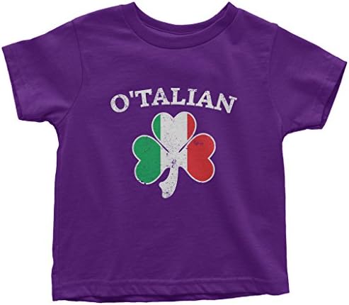 Threadrock Kids O'Talian Irish Irish Shamrock Toddler T-Shirt