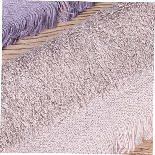 Doitool 2pcs absorventes toalhas de crianças toalhas recém -nascidas toalhas de fibra face lavar toalhas