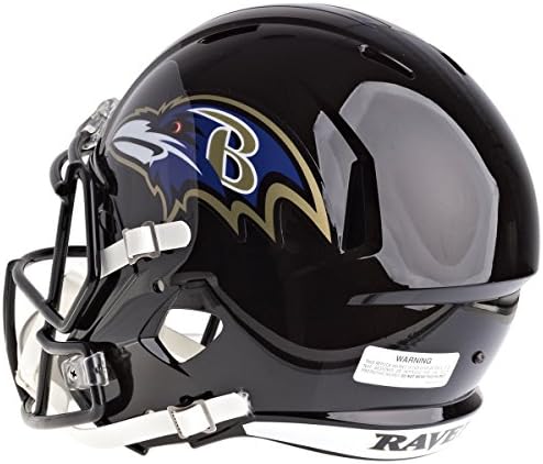Riddell NFL Baltimore Ravens em tamanho real Réplica Speed ​​Helmet