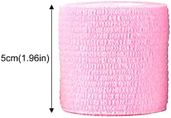 Lekode coesivos auto -aderentes embrulham bandagens 2 polegadas 4,5m Fita de primeiro sociedade fita elástica