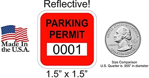 Reflexivo vermelho 1,5 x 1,5 Pequeno espelho traseiro Vista de estacionamento adesivos de adesivos de janela