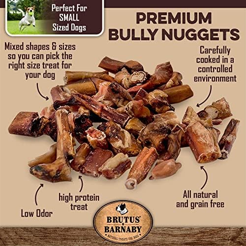 Brutus e Barnaby Pig Ear Slivers + Bully Nuggets