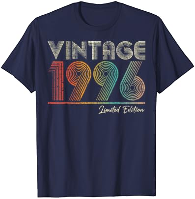27 anos Vintage 1996 27th Birthday Gifts For Mull Men Men T-Shirt