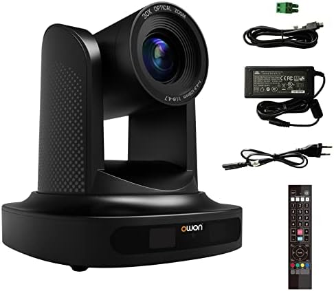 Câmera PTZ de transmissão ao vivo OWON NDI20X, 3G-SDI IP LiveStream Câmera Suporte Poe & nd/HX Full