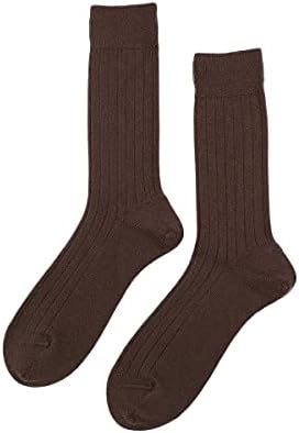 IMONGOL de meias de costela de caxemira pura, dedos suaves e calcanhar de costura manual, meias
