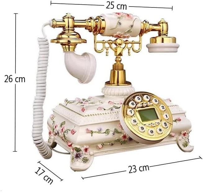 Quul Vintage Antique Telefones Resina Mada telefone Telefone fixo fixo para hotel de escritório em