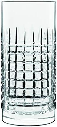 Luigi Bormioli - 12418/02 Luigi Bormioli Mixology 16,25 Oz Charme Beverage Glass, conjunto de 4, transparente