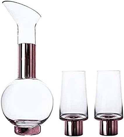 Whisky Decanter Wine Decanter Crystal Whisky Decanter 1500ml com 400 ml de uísque de vidro de vidro Tumbler