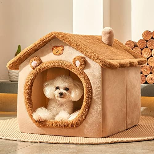 Lüzhong Cat Cat-Premium Cama de cachorro lavável, casa quente e aconchegante, casa de gato de estimação