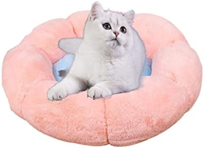 Aquecimento de gato de auto -aquecimento - Flor Shape Cat Bed House Cushion Sofá 3 para pequeno gato de