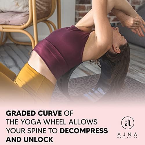 Roda de ioga para as costas - Círculo de ioga de 13 ”de 13” de polegada - Roda traseira para a roda de massagem