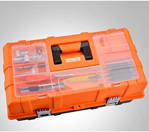 JKUYWX Caixa de ferramentas plásticas de 19 polegadas de 19 polegadas de 19 polegadas Caixa de armazenamento Multi