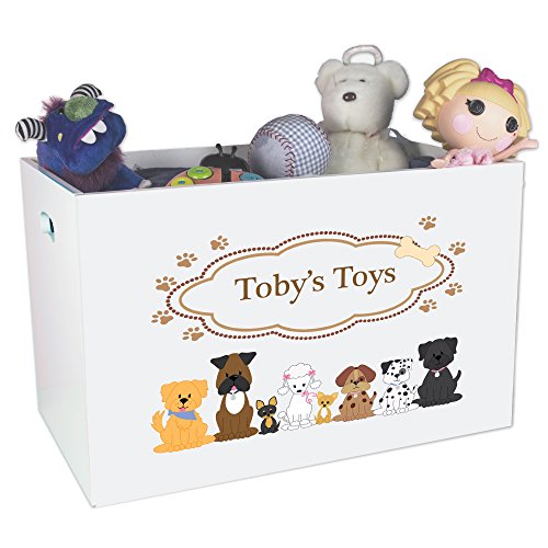 Cães personalizados infantil berçário berçário de brinquedo aberto caixa