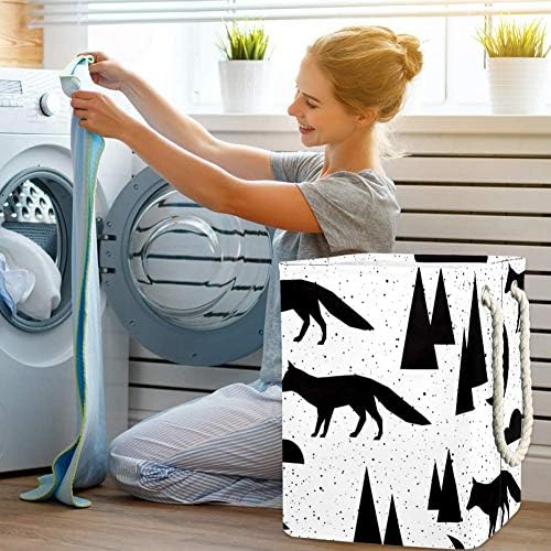Inomer abstrato Doodle Patten 300D Oxford PVC Roupas impermeáveis ​​cestas de lavanderia grande para cobertores