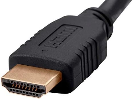 MONOPRICE CABO HDMI de alta velocidade - 1,5 pés - preto 4k@60Hz, HDR, 18 Gbps, YCBCR 4: 4: 4,