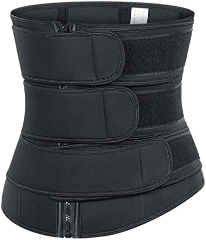 HMGGDD Ladies Slimming Belty Belt Neoprene Body Shaper Três tiras de reforço Cinturoso cinto de cintura plástica