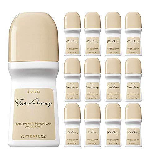 Avon Far Away Roll-On Anti-Perspirante Desodorante Bônus Tamanho 2,6 oz