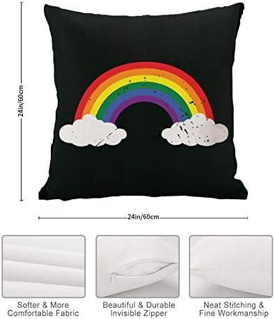 Rainbow Pride Gay Throw Pillow Capa do Dia dos Namorados Casa do Dia dos Namorados Pronho de
