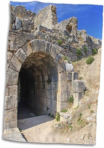 3drose Turquia, Anatólia, Aydin, entrada nas ruínas de Miletus. - Toalhas