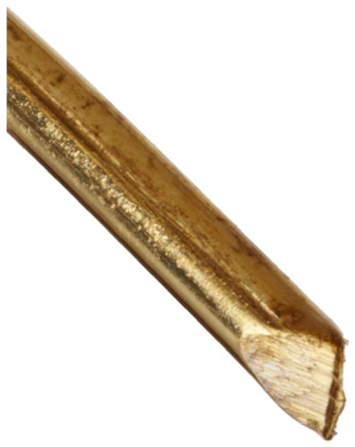 Brass 230 arame, recozido, bobo de 15 lb, 24 awg, 0,02 de diâmetro, 4725 'de comprimento