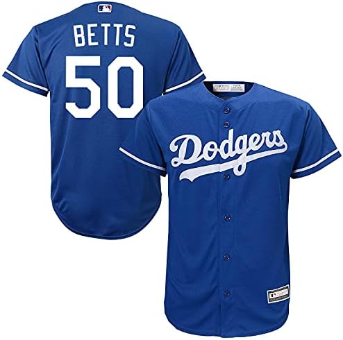 Outerstuff Mookie Betts Los Angeles Dodgers MLB Boys Youth 8-20 Jersey de jogador