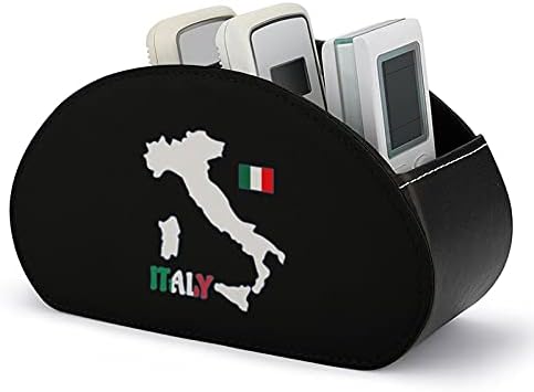 Itália mapa sinalizador de controle remoto titular caddy armazenamento caixa de desktop Organizador para controles