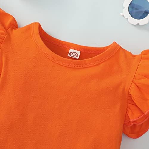 SanPersonlin Criano bebê menina menina Solid Color camise