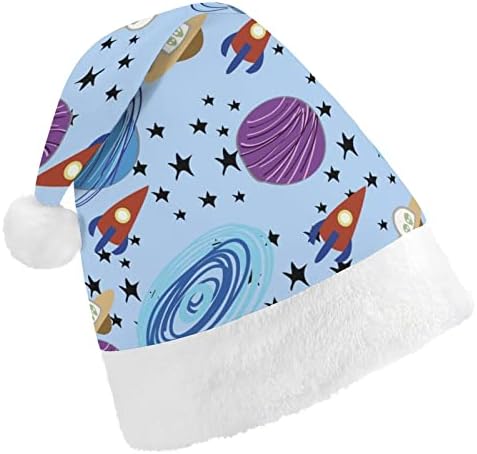 Space Comets Plexh Christmas Hat Chat