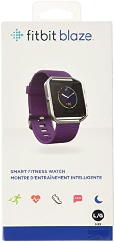 Fitbit Blaze Smart Fitness Watch, Plum, Large