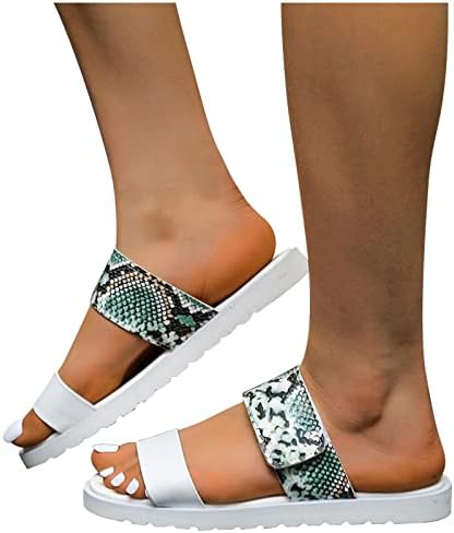 Sandálias femininas de verão casual padrão chinelos de leopardo ao ar livre saltos lisos lisos de