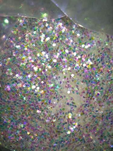 1 pc lantejas coloridas hexagon unhas glitter diy manicure espelho holográfico kit de pigmento cromado