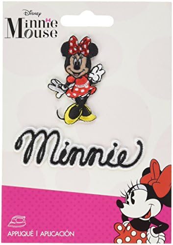 Wrights Disney Mickey Iron-on Minnie Mouse Body com apliques de roteiro