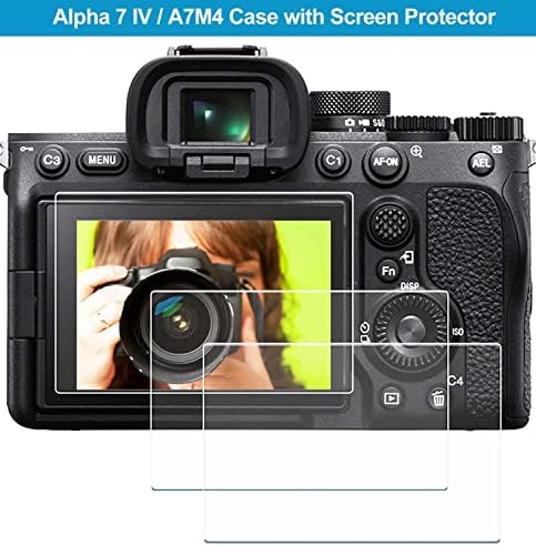 Caixa da câmera Pocoukate para a Sony Alpha 7 IV, A7M4, A7 IV Câmera digital anti -arranhão Slim