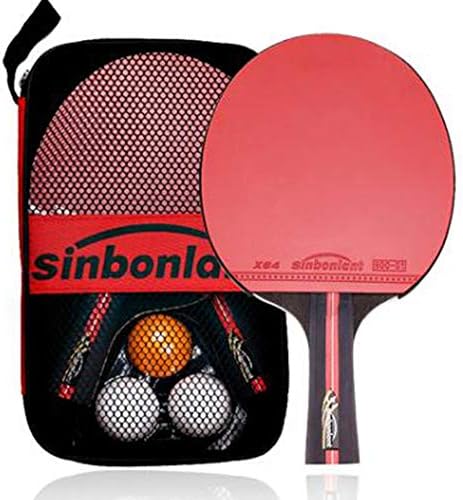 Sshhi 5 estrelas pingue-pongue paddle, ideal para atividades internas e externas, adequado para ofensivo, sólido/como