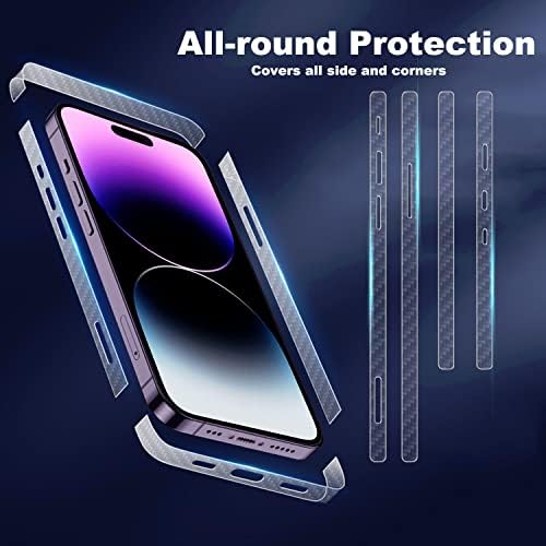 YQODSZ [3 pacote para iPhone 14 Protector de borda lateral da borda protetor, Filme de proteção flexível de protetora