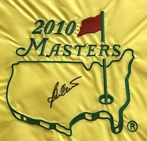 Ben Crenshaw assinou 2010 bandeira de mestres Augusta Golf PGA Augusta National