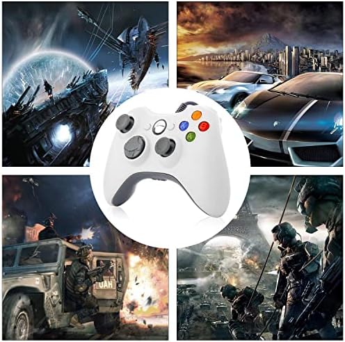 EtPark Xbox 360 Wired Controller, USB gamepad, joypad com ombros botões, para Microsoft Xbox 360/Xbox