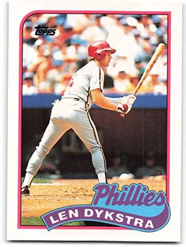 1989 Topps negociou nº 27 Lenny Dykstra Nmmt Phillies