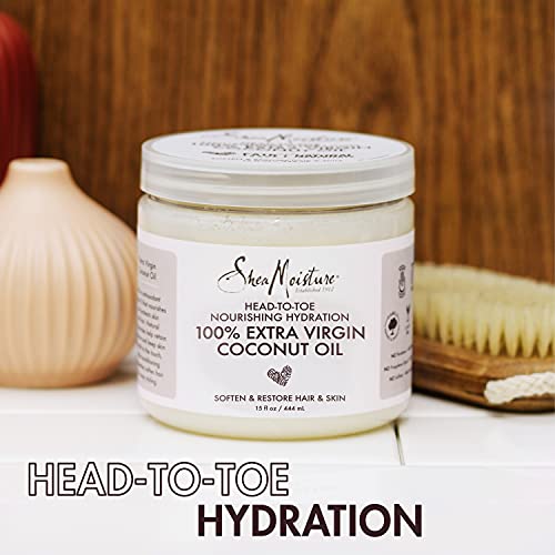 SheaSoisture Body Hidrizer para a pele seca Extra Virgin Coconut Oil Hidration Hidration amolece e