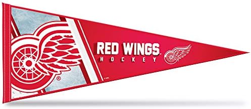 Rico Industries NHL Detroit Red Wings Soft Felt Gnera, 12 x 30 polegadas