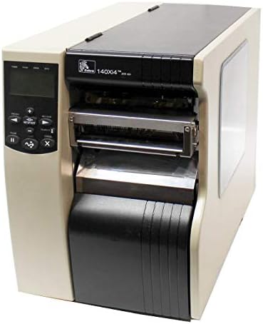 Zebra 140xi4 140-801-00100 Impressora de etiqueta de código térmico paralelo cortador de rede