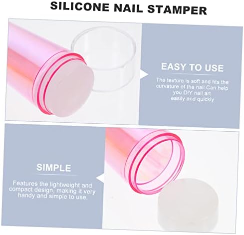 Fomiyes 2 sets Salon Tool Stamper Diy Arte Supplies Placas raspadoras Jelly Manicure com estampares